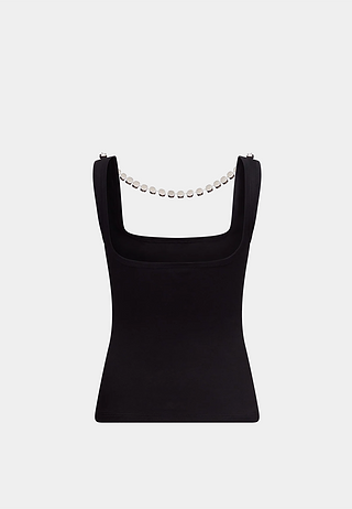 Area Nameplate Tank Top Black