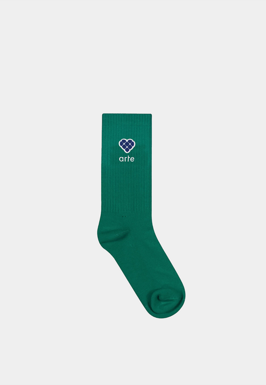 ARTE ARTE Patch Socks - Green