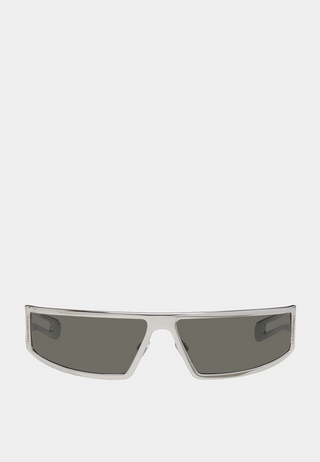 Ambush Gamma Sunglasses Silver Dark Grey