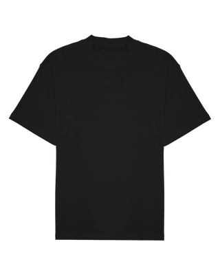 ASHLUXE Logo Blank High neck T-shirt Black