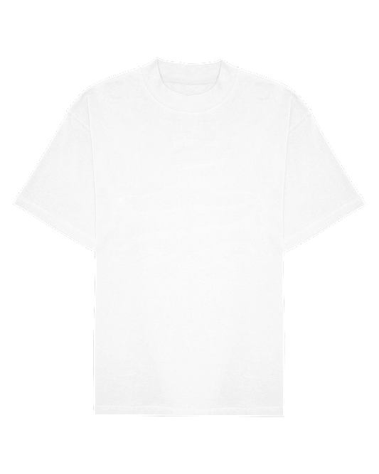 ASHLUXE Logo Blank High neck T-shirt White