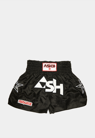 Ashluxe Boxing Trunk Black White