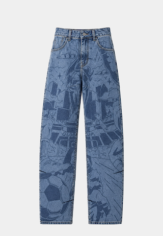 Ashluxe Celebration Denim Pants Blue