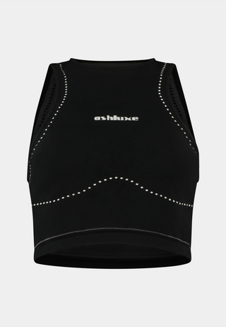 Ashluxe Female Active Top Black