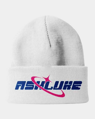 Ashluxe Galaxy Beanie  White