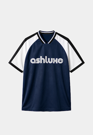 Ashluxe Shadow Stripe Jersey Blue