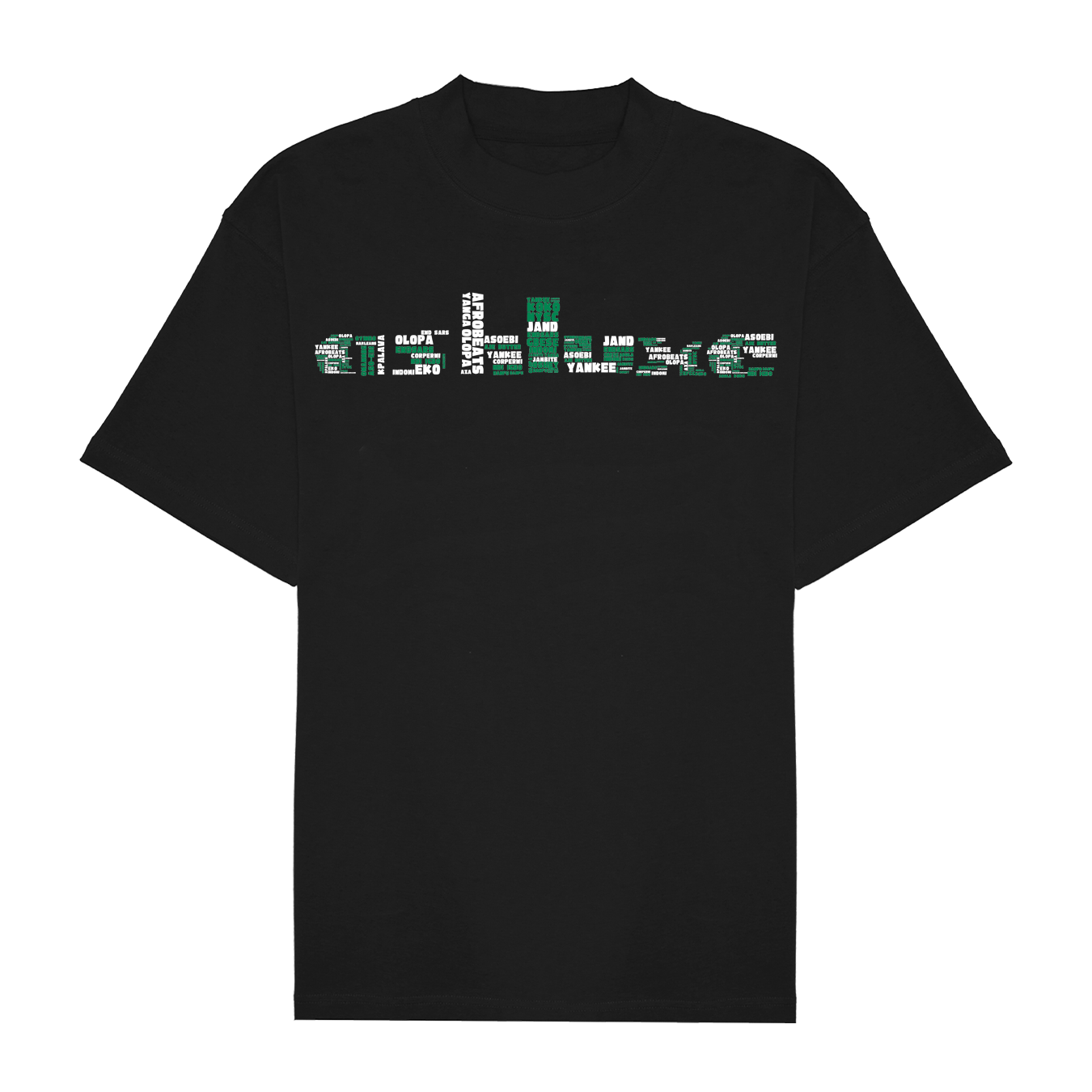 Ashluxe Slang T-shirt  Multicolour Black Green