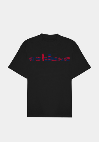 Ashluxe Slang T-shirt  Multicolour Black Red