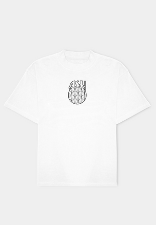 Ashluxe Stitched Emblem T-shirt White