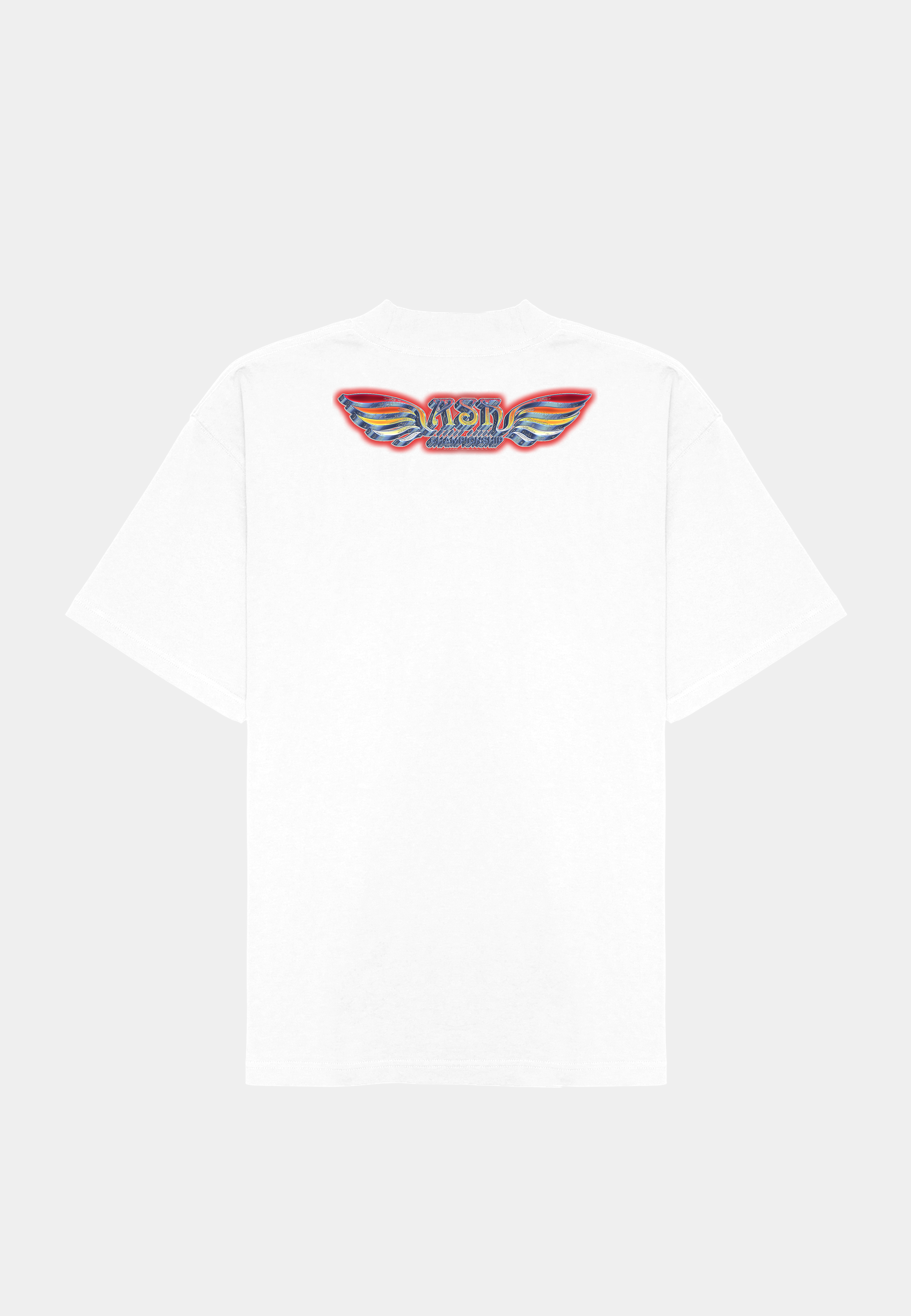 Ashluxe Glow Mockup Tee White