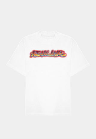 Ashluxe Glow Mockup Tee White