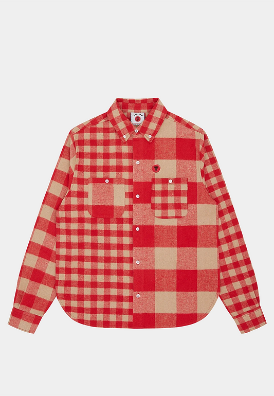 BBC Check Flannel Shirt - Red