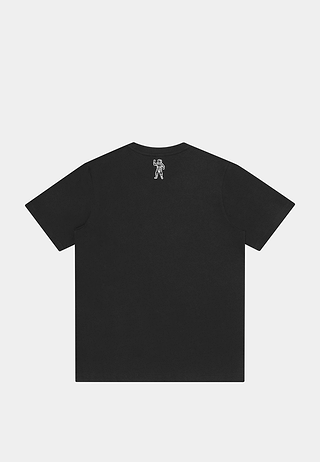 BBC Straight Logo Gradient Diamonte T-Shirt Black