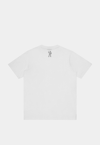BBC Straight Logo Gradient Diamonte T-Shirt White