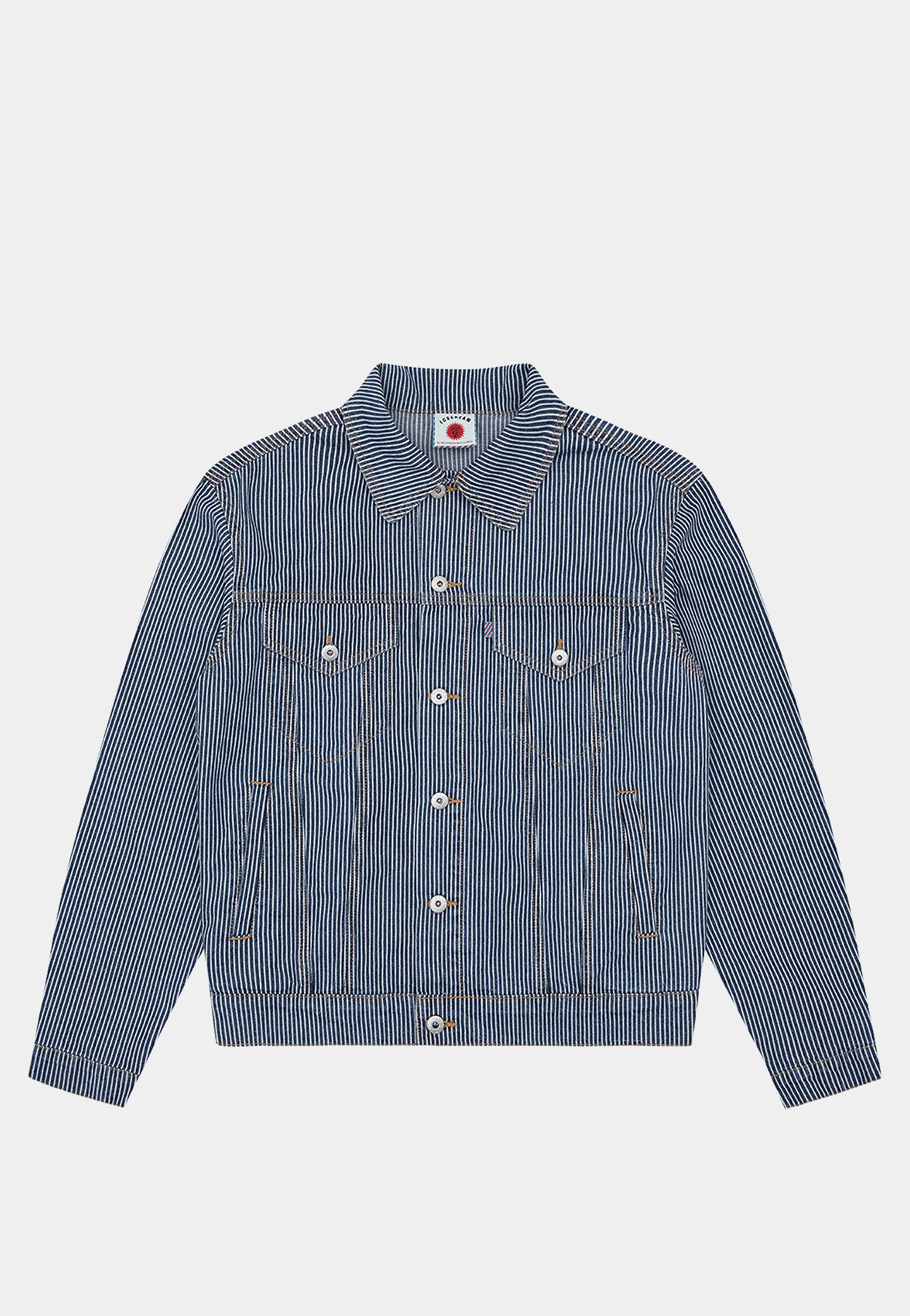 Bbc Hickory Denim Jacket Blue