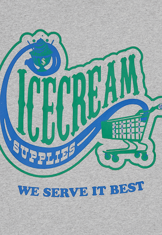 Bbc Convenience Store T-Shirt Heather Grey