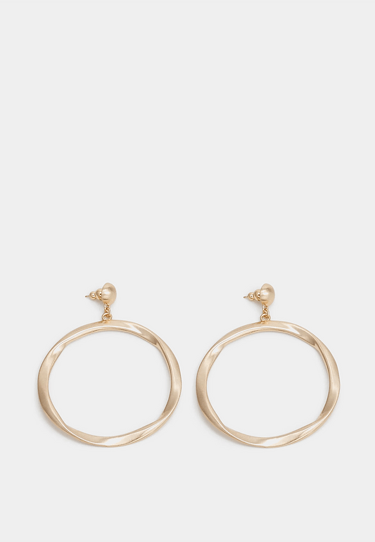 Cult Gaia Serena Earring Brushed Brass