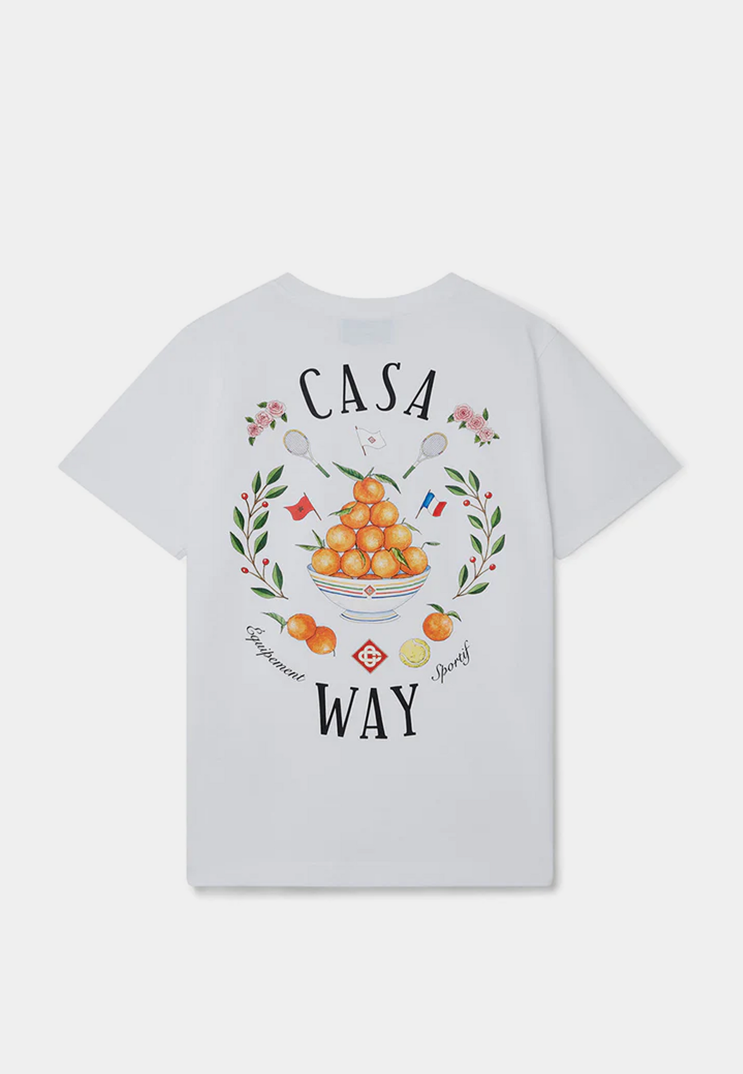Casablanca Casa Way Printed T-Shirt White