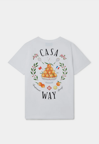 Casablanca Casa Way Printed T-Shirt White