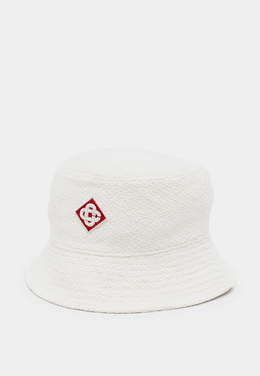 Casablanca Diamond Logo Bucket Hat Off-White