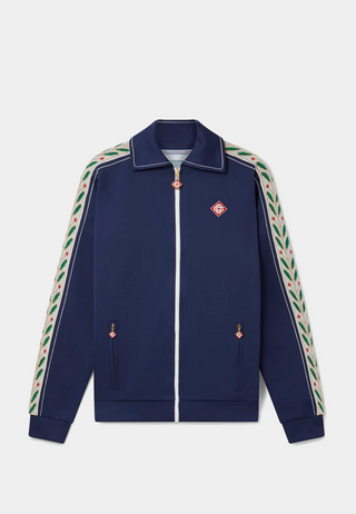 CASABLANCA Laurel Track Top Navy