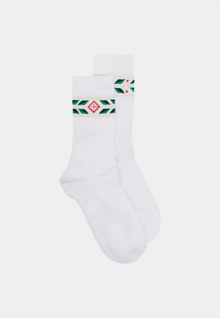 Casablanca Mid-Calf Ribbed Sport Sock Laurel