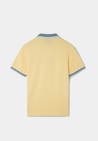 Casablanca Organic Cotton Pique Classic Polo Pale Yellow