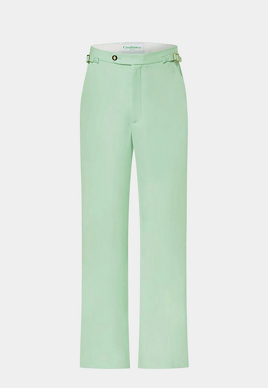 CASABLANCA Straight Leg Trousers With Side Adjusters
