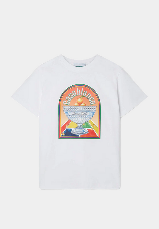 CASABLANCA Terrain D'Orange Printed T-Shirt - White