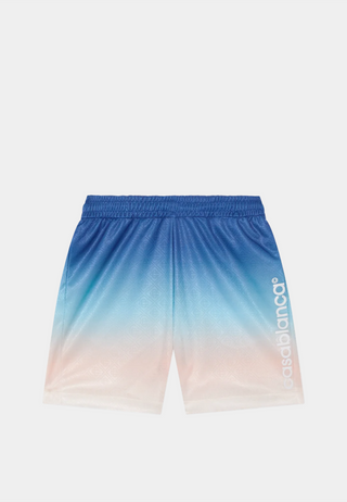 Casablanca Mens Football Shorts Blue Gradient