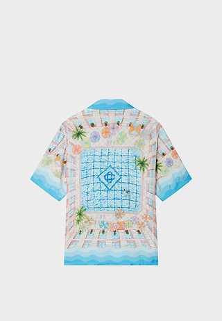 Casablanca Short Sleeve Cuban Collar Shirt Le Pongeon