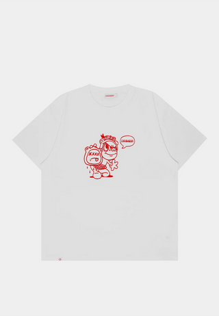 Charles Jeffery Loverboy 90s Short Sleeve Tee White