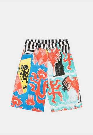 Charles Jeffery Loverboy Denim Shorts Men Blue