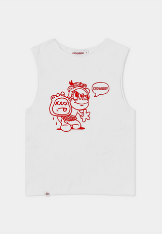Charles Jeffery Loverboy 90s Tank Top White