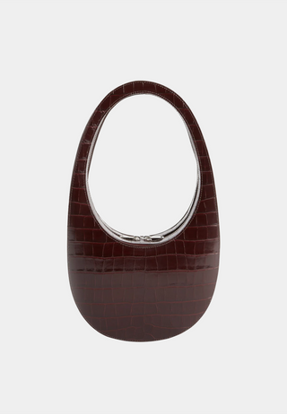 Coperni Croco Swipe Bag Brown