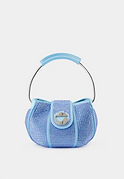 Coperni Crystal-Embellished Ring Pouch Ice Blue