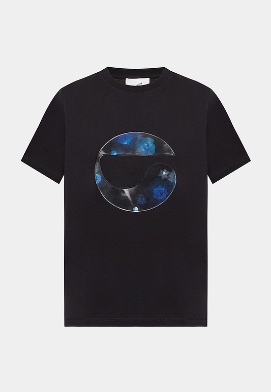 COPERNI Holographic Logo Boxy T-Shirt - Black