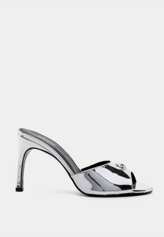 Coperni Logo Mule Silver