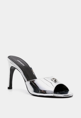 Coperni Logo Mule Silver