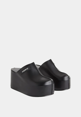 Coperni Branded Clog Wedge Black