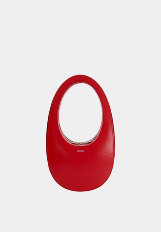 Coperni Gloss Mini Swipe Bag Red