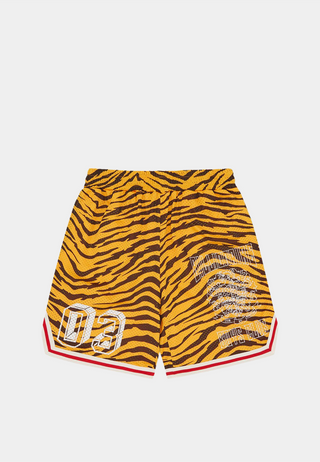 Bbc Crest Basketball Short Orange/Black