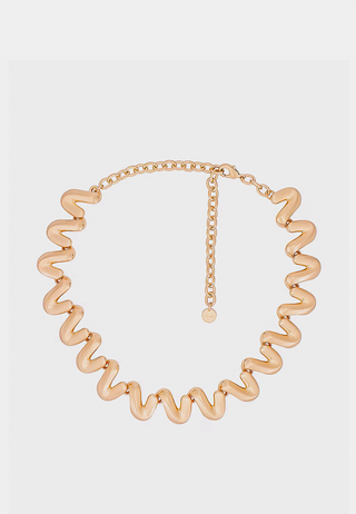 Cult Gaia Maddie Choker Brushed Brass