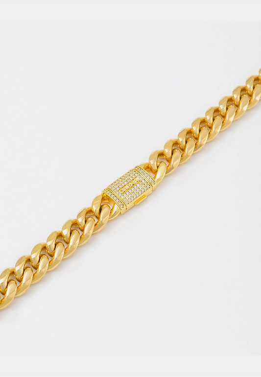 Darkai Gold Cuban Necklace Gold