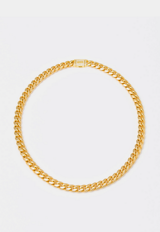 Darkai Gold Cuban Necklace Gold