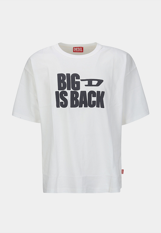DIESEL T-Boxt-Back Maglietta T-Shirt White