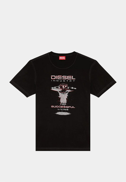 DIESEL T-Diegor-K69 Maglietta T-Shirt Black