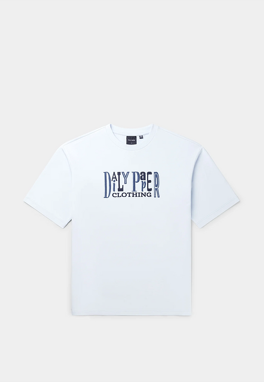 Daily Paper United Type Boxy Ss T-Shirt Halogen Blue