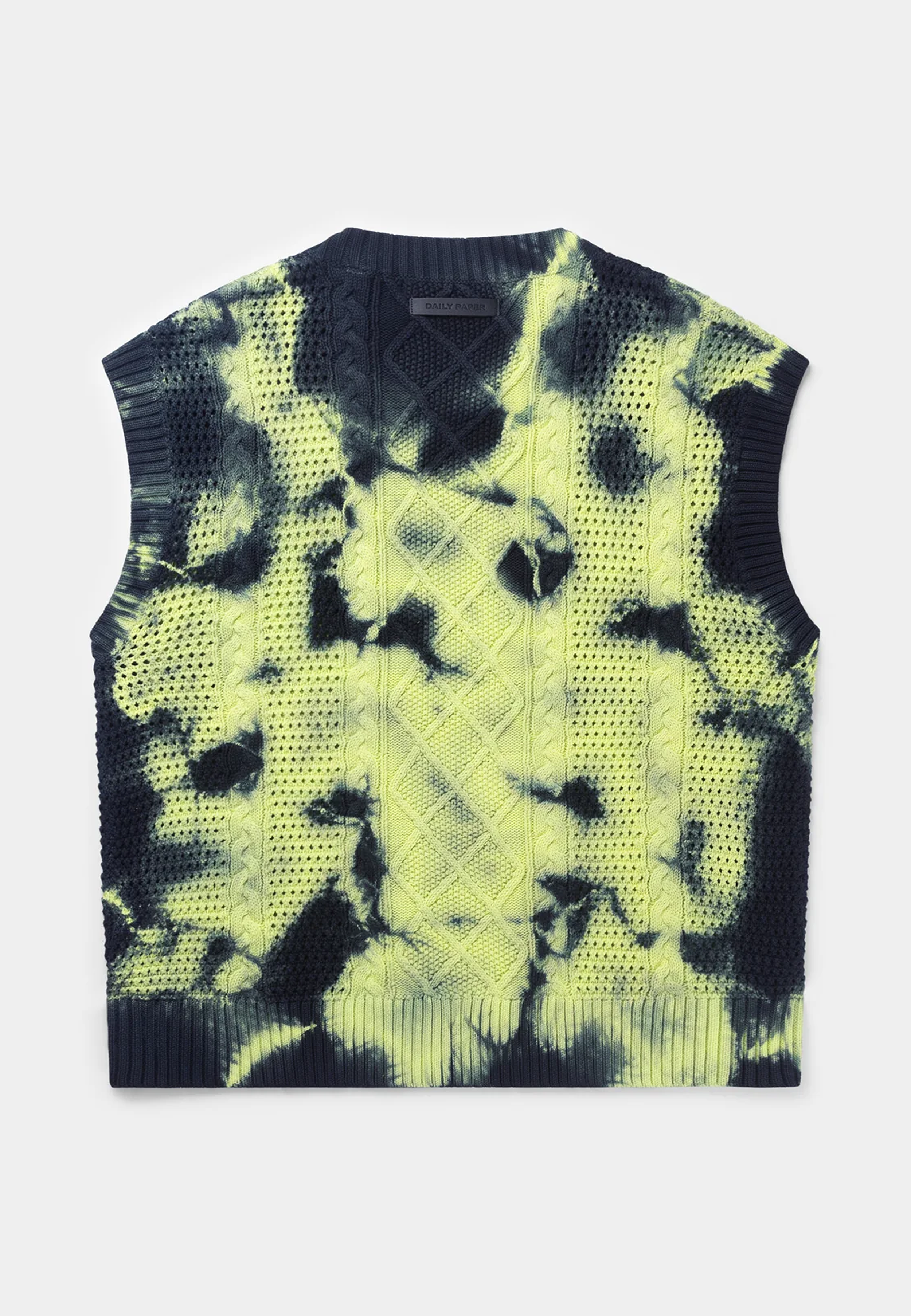 Daily Paper Xois Crochet Vest Daiquiri Green