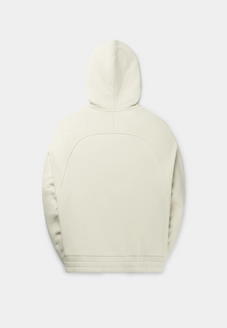 Daily Paper Njeri Oversized Zipper Hoodie Frost White